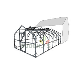 Mittestandardsete mõõtmetega Kahekaldega kasvuhoone... 1 - Kasvuhooned24.ee