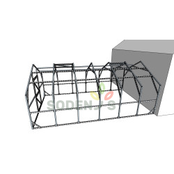 Mittestandardsete mõõtmetega Kahekaldega kasvuhoone... 4 - Kasvuhooned24.ee