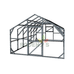 Mittestandardsete mõõtmetega Kahekaldega kasvuhoone... 3 - Kasvuhooned24.ee